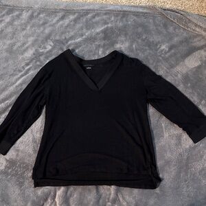 Sanctuary Black V-Neck Top